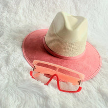 Load image into Gallery viewer, 2Toned Drip Wide Brim Fedora Hat