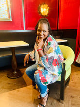 Load image into Gallery viewer, Satin Garden Floral Kimono