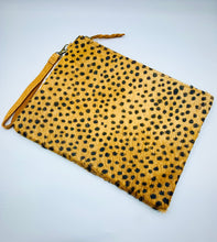 Load image into Gallery viewer, Leather and Fur Clutch