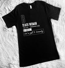 Load image into Gallery viewer, Black Woman Tee
