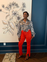 Load image into Gallery viewer, High Waist Red Pants
