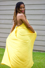 Load image into Gallery viewer, Yellow Freedom Maxi Dress

