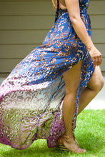 Load image into Gallery viewer, Blue Leopard Safari dress
